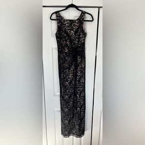 Calvin Klein Black Lace Gown
